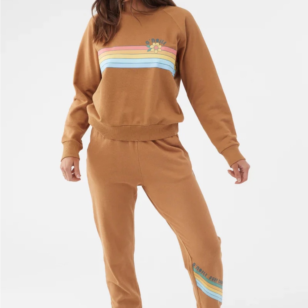 Women's Brown Sweat Set